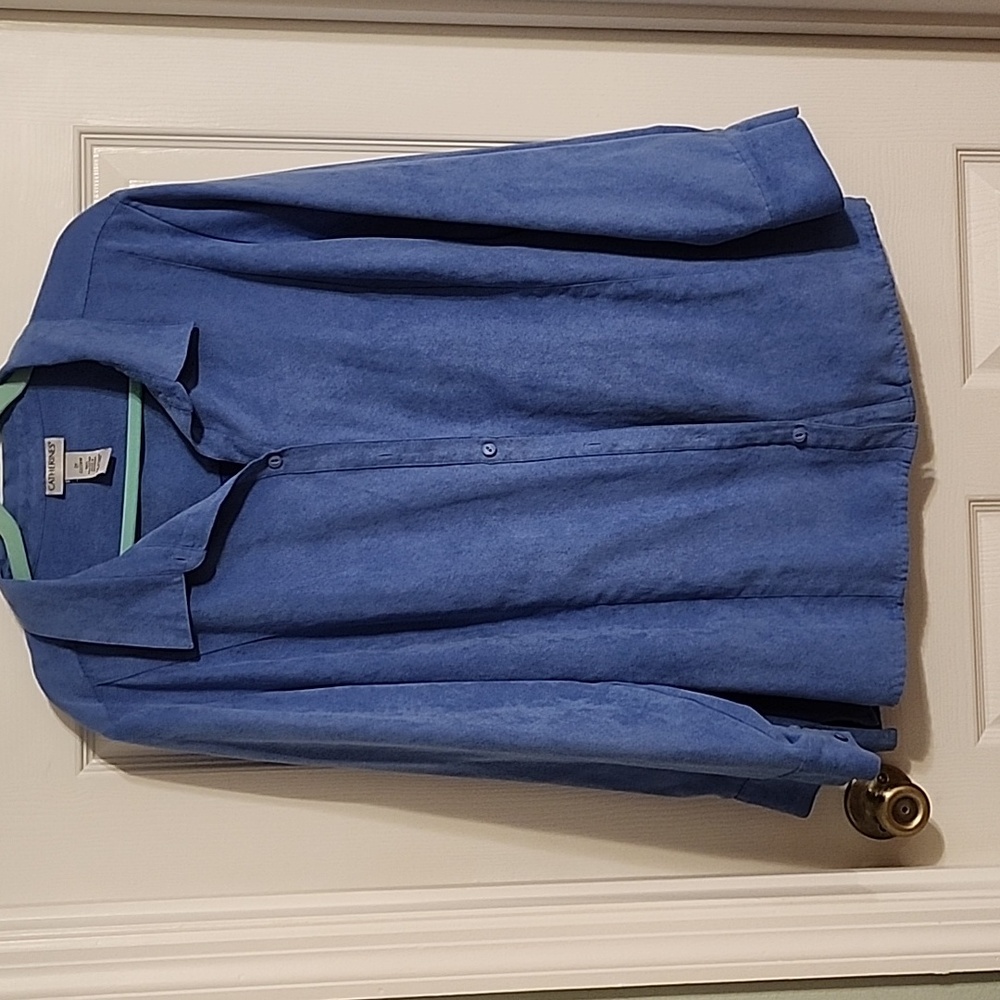 Catherine's sz 2X blue shirt
